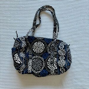 Vera Bradley Small Duffel Retired Canterberry Cobalt